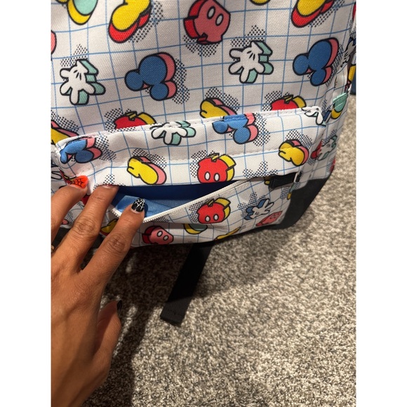 Disney Colorful Mickey Mouse Pattern Backpack - Picture 4 of 5